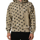 Brown Cotton Logo Hooded Sweatshirt Sweater