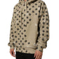 Brown Cotton Logo Hooded Sweatshirt Sweater