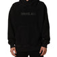 Black Cotton DGVIB3 Hooded Sweatshirt Sweater