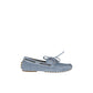 Blue Leather Moccassin