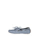 Blue Leather Moccassin