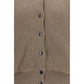 Beige Cashmere Bomber