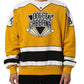 Yellow Crew Neck Jersey Sweatshirt Sweater