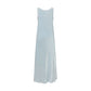 Blue Viscose Casual Dress
