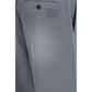 Gray Cotton Casual Pants