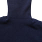 Blue Wool Knit Turtleneck Pullover Sweater