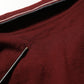 Burgundy Wool Knit Henley Pullover Sweater