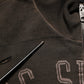 Brown Logo Print Full Zip Sweatshirt Sweater