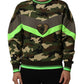 Multicolor Camouflage Sweatshirt Men Sweater