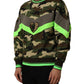 Multicolor Camouflage Sweatshirt Men Sweater