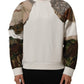 Multicolor Camo Patchwork Sweatshirt Sweater