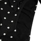 Black Polka Dot Swimwear Beachwear Bottom Bikini