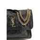 Black Calf Leather Bos Taurus Shoulder Bag