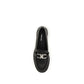 Black Calf Leather Bos Taurus Slip-On Loafers