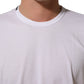 White Cotton Short Sleeves CrewNeck T-shirt
