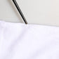 White Cotton Logo Print Crew Neck T-shirt