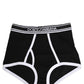 Black White Logo Waistband Coulotte Panty Underwear