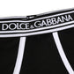 Black White Logo Waistband Coulotte Panty Underwear