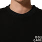 Black Cotton Logo Print Sweatshirt Sweater