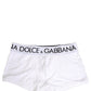 White Cotton Stretch Regular Boxer Underwear