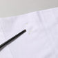 White Logo Round Neck Short Sleeves T-shirt