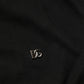 Black Cotton Collared Short Sleeves Men Polo T-shirt