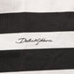 Black White Stripes Cotton Sleeveless T-shirt