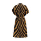 Multicolor Viscose Casual Dress