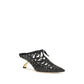 Black Calf Leather Bos Taurus Mules