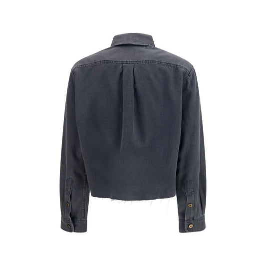 Gray Denim Shirt