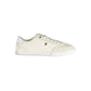 White Polyurethane Women's Sneaker