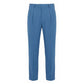 Blue Cotton Men's Pants