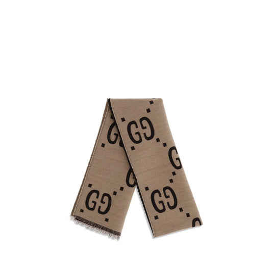 Brown Silk Scarf