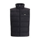 Black Recycled Polyamide Sleeveless Jacket