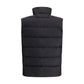 Black Recycled Polyamide Sleeveless Jacket