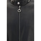 Black Calf Leather Bos Taurus Biker Jacket