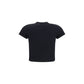 Black Cotton T-Shirt