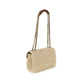 Beige Raffia Shoulder Bag