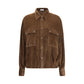 Brown Viscose Pattern Shirt