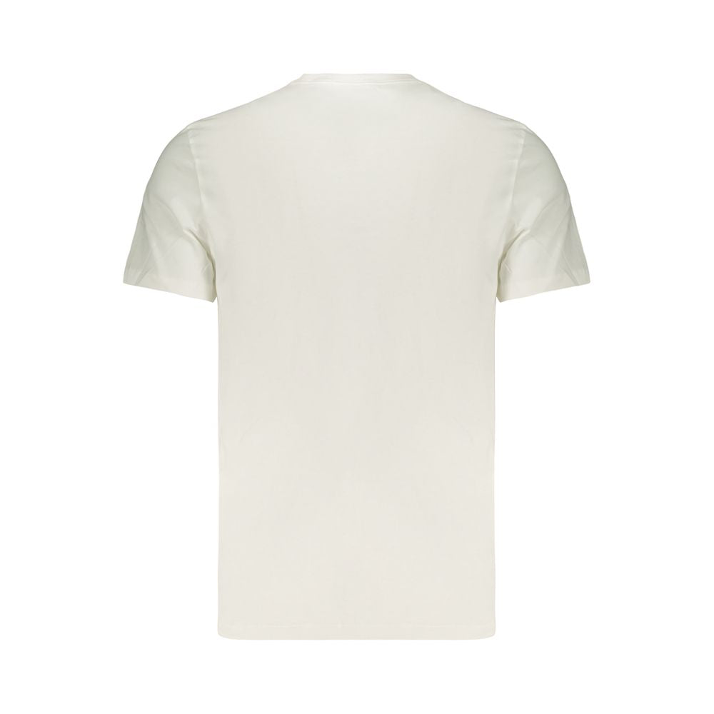 White Cotton Men's T-Shirt