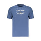 Blue Cotton Men's T-Shirt