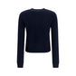 Blue Cashmere Cardigan