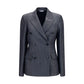 Gray Wool Oves Aries Blazer
