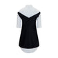 Black Wool Oves Aries Casual Dress