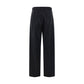 Black Cotton Casual Pants