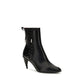 Black Calf Leather Bos Taurus Lace-Up Boots
