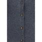 Gray Cashmere Cardigan