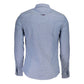 Blue Cotton Men's Shirt