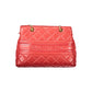 Rosso Polyurethane Women's Bag with Chain and Zip Closure
