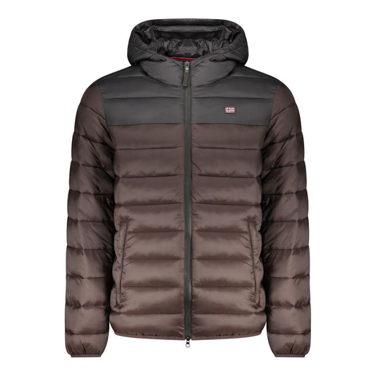 Marrone Poliammide Men's Jacket